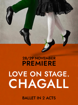 Love on stage. Chagall