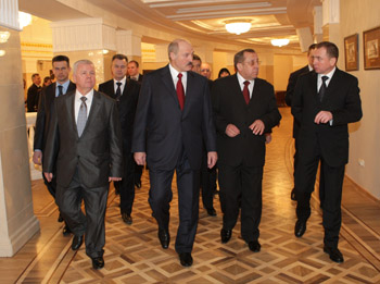 А.Г. Лукашенко - открытие театра после реконструкции